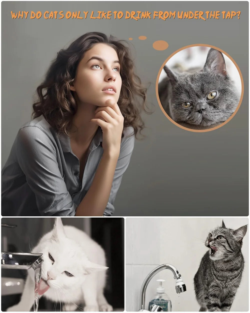 3.2L Cat Automatic Water Dispenser Smart Cat Fountain Pet Auto Water Feeder with Visible Window Dog Stainless Steel Water Bowl