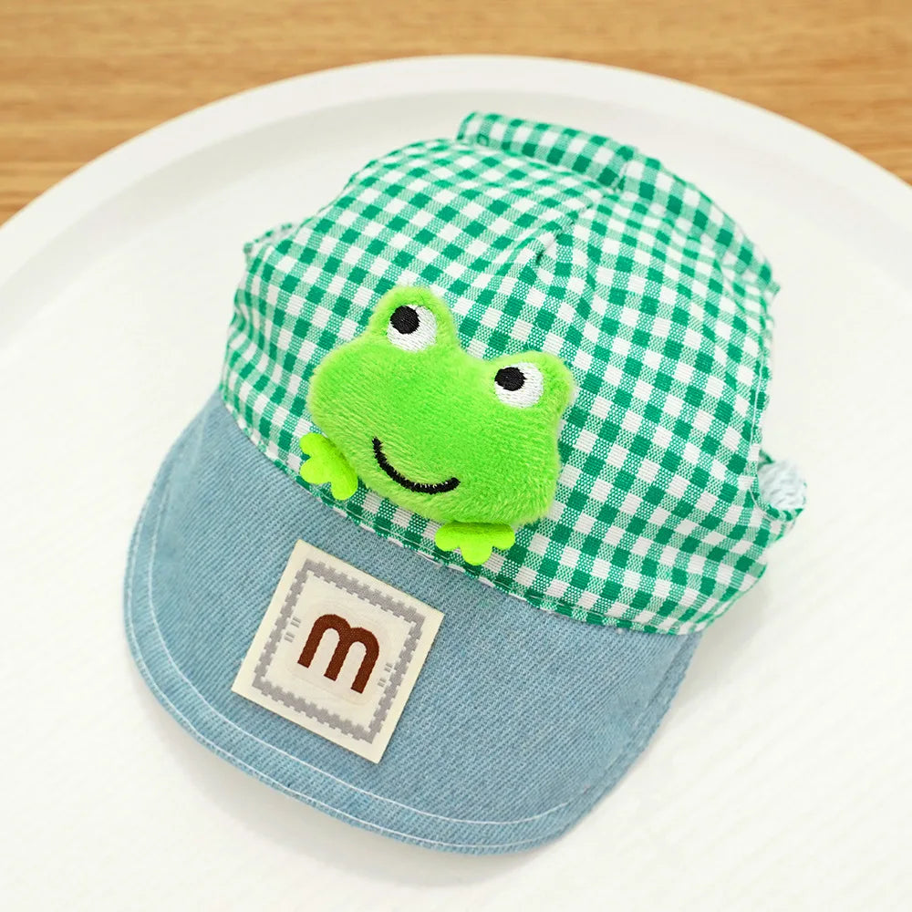 Three-piece Set Duck Frog Spring and Summer Pet Chest Harness Traction Rope Set - Breathable Fabric - For Cats & Puppies - Suita