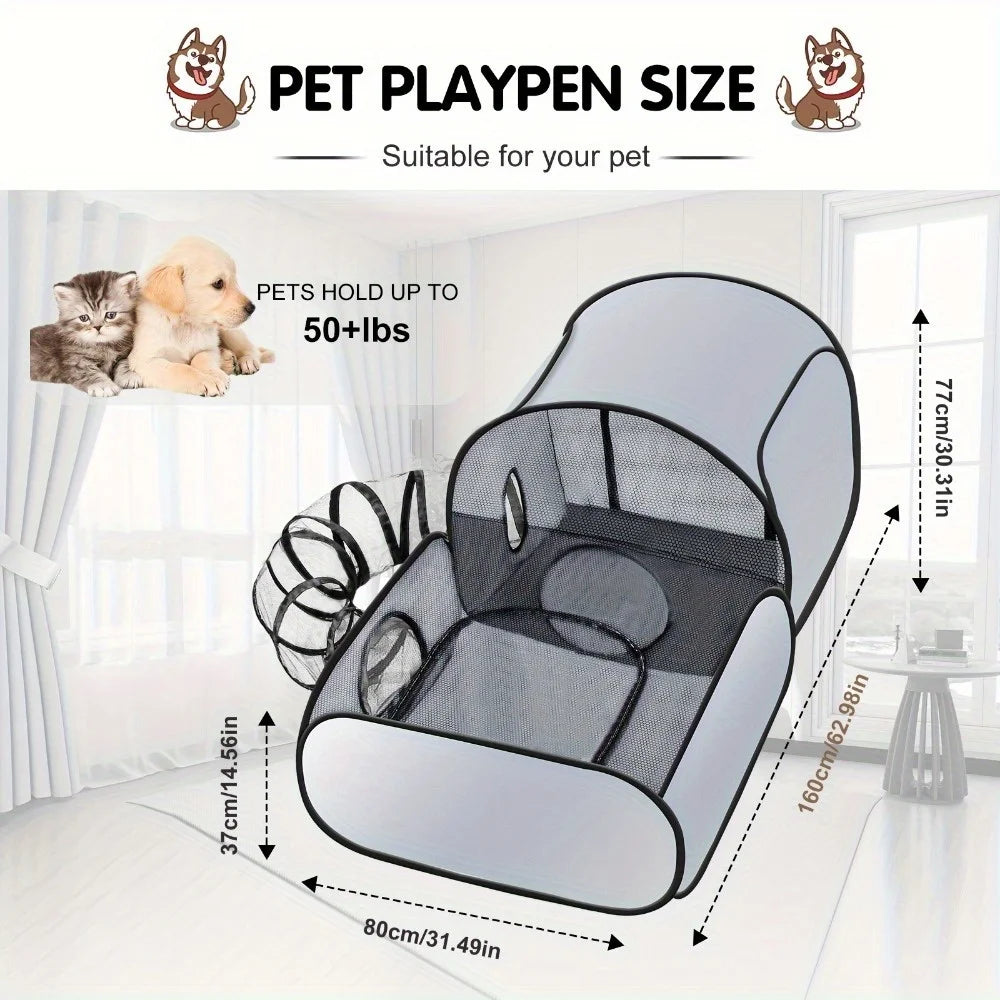 Pet Playpen Tunnel Adventure PetsPam