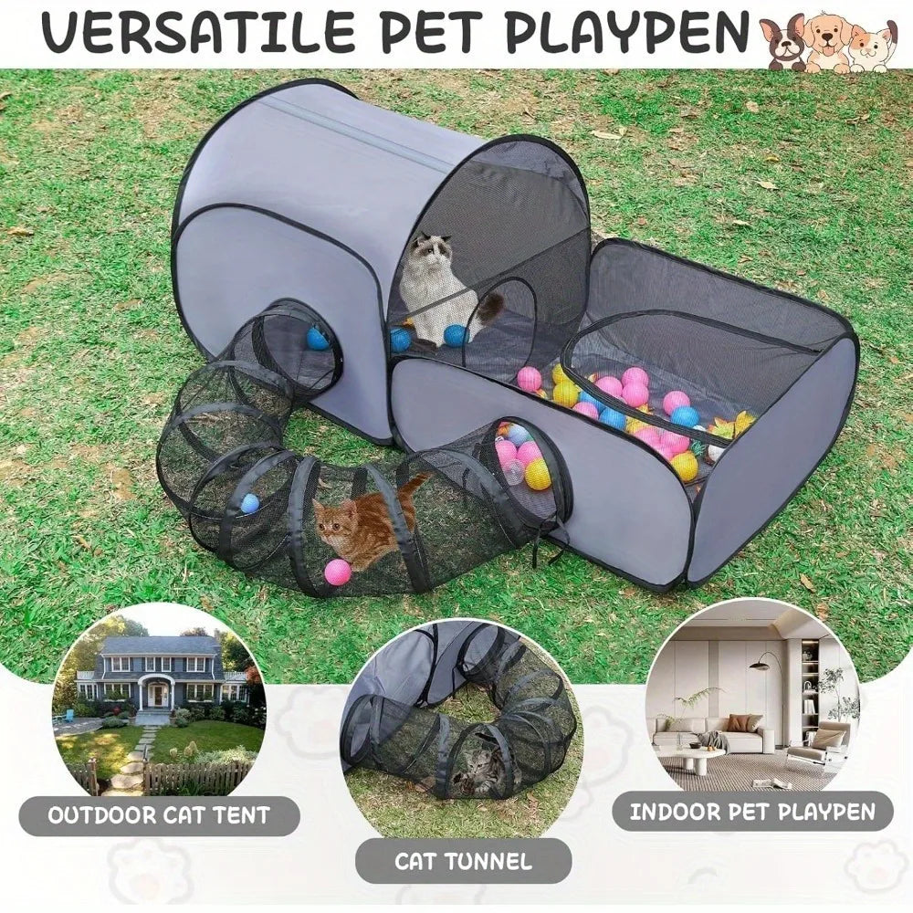 Pet Playpen Tunnel Adventure PetsPam