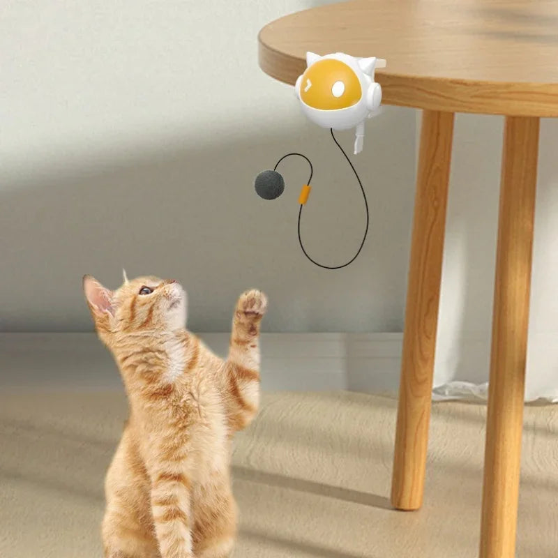 New Interactive Cat Toys Electric Cat Balls Pet Toys Can Be Raised and Lowered Hair Balls Self-hilarious Electric Cat Balls Toys