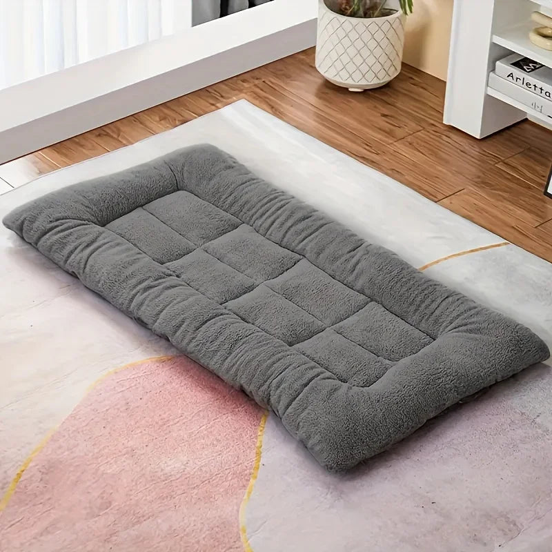 120cm Warm Dog Sofa Bed Winter Pet Dog Cat Bed Sleeping House Kennel Mat Cat Puppy Mattress Pet House Cushion For Large Dogs